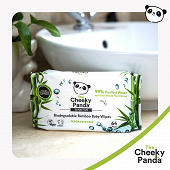 Biodegradable bamboo baby wipes 64 wipes