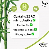 Biodegradable bamboo baby wipes 64 wipes