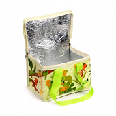 Tropical Frogs Thermal Lunch Bag - Made from Recycled Plastic Bottles (rPET)