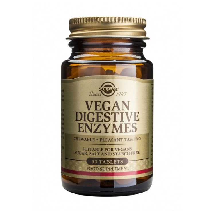 Vegan Digestive Enzymes 50 μασώμενες ταμπλέτες