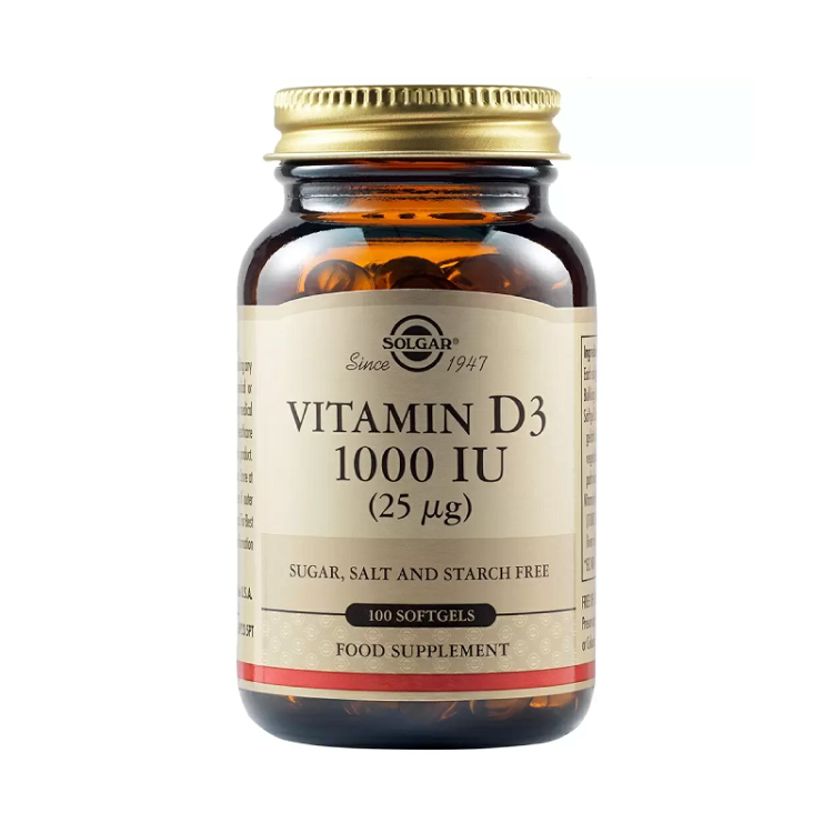 Vitamin D3 1000iu 25μg 100 soft caps