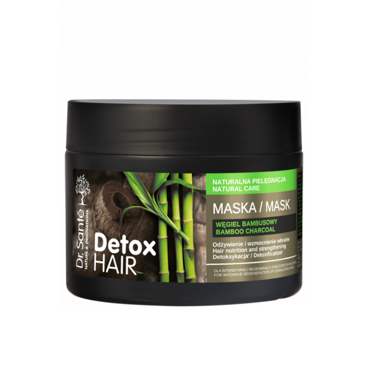 Detox mask with bamboo charcoal