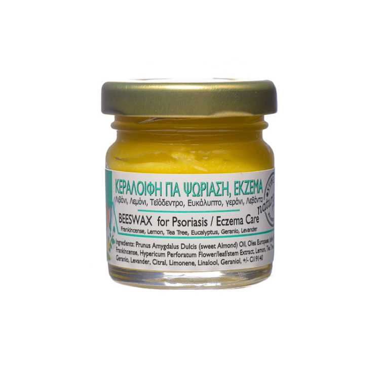 Traditional beeswax cream for psoriasis and eczema care