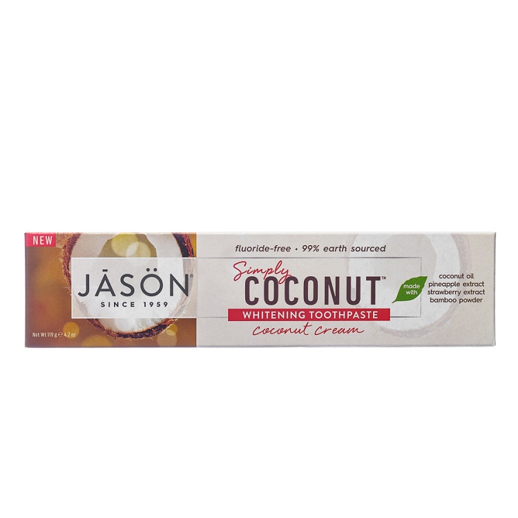 Toothpaste with coconut cream