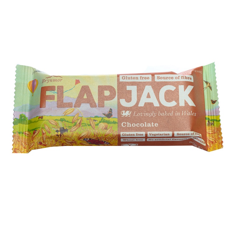 Oat bar with chocolate coating (Flapjack)