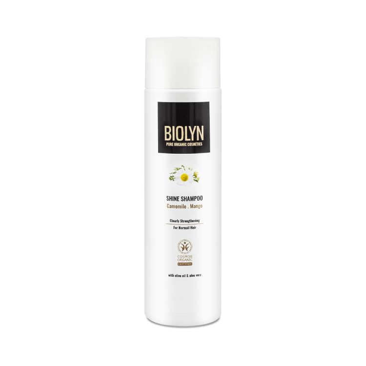 Shampoo with camomile and mango for normal hair