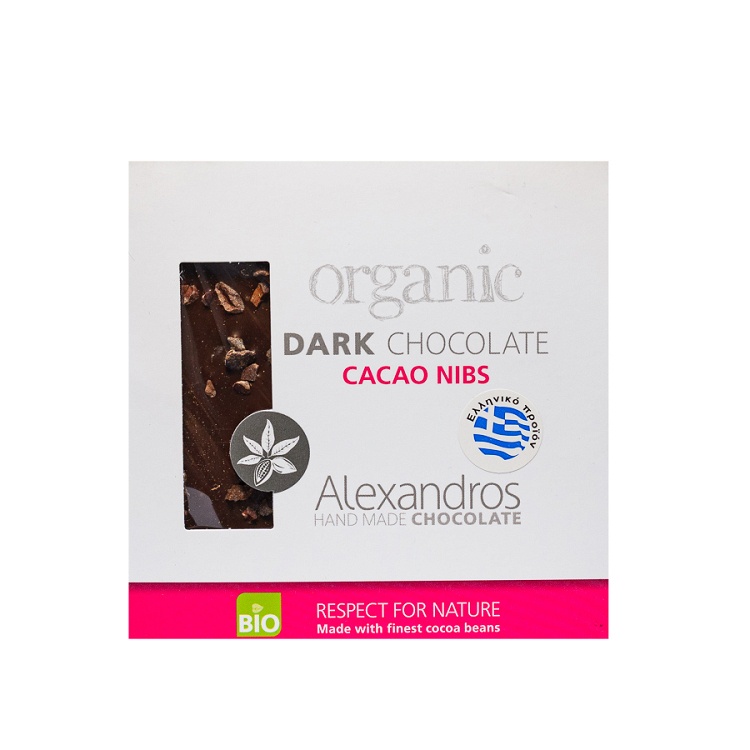 Dark chocolate cacao nibs