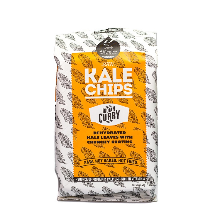 Kale snack with curry