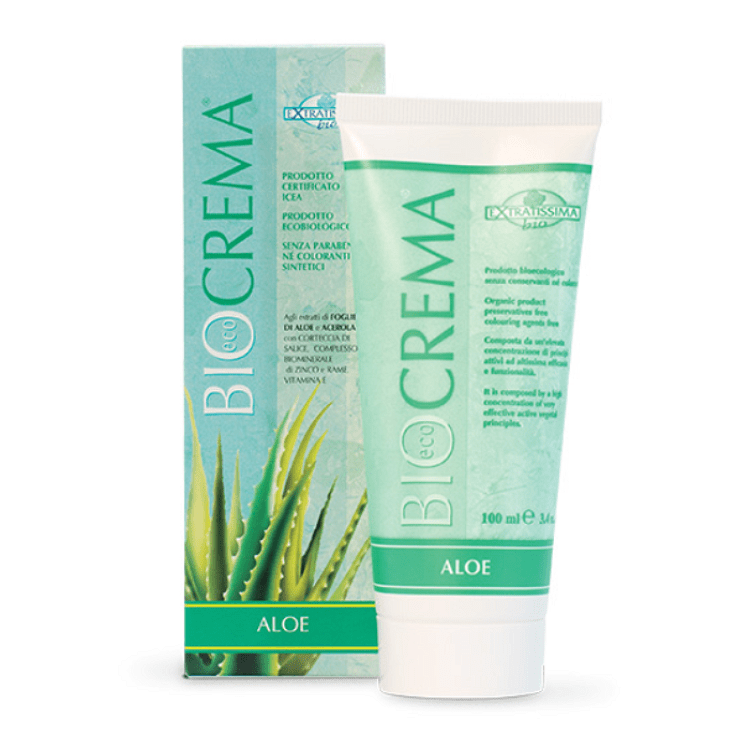 Biocrema with aloe for burns and skin diseases