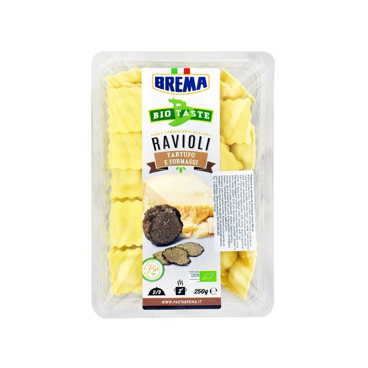 Ravioli with truffle and cheese