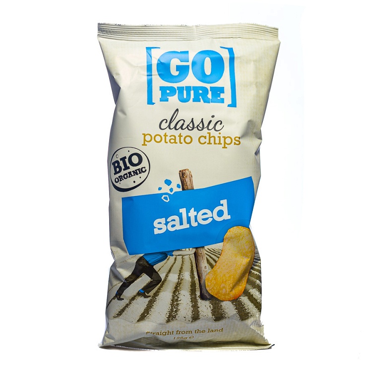 Salted potatoes chips