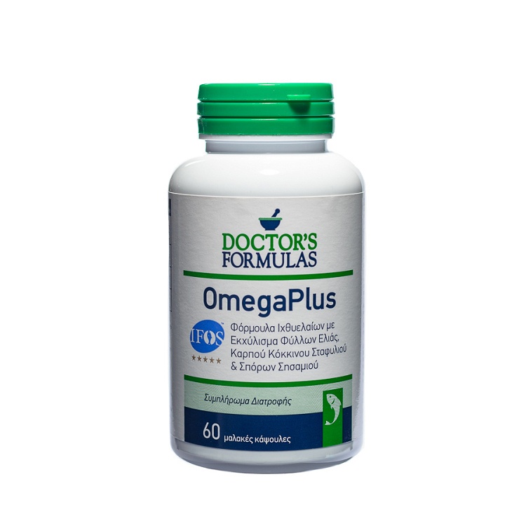 Συμπλήρωμα διατροφής ιχθυελαίων (Omega Plus) 60 κάψουλες