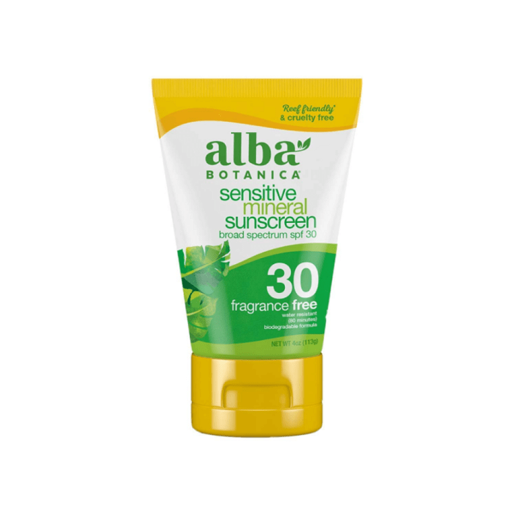 Sunscreen sensitive mineral SPF 30