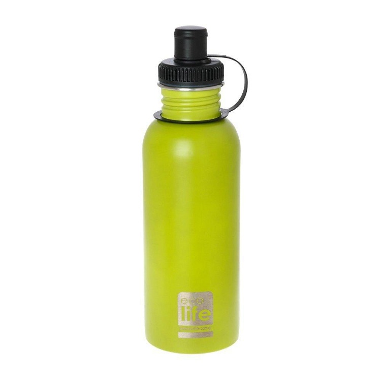 Stainless steel flask 600ml (lime matte)