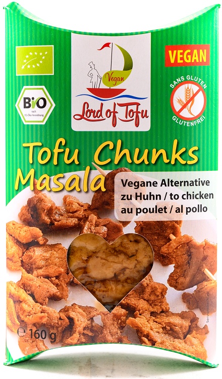 Plant based tofu chunks masala chicken style