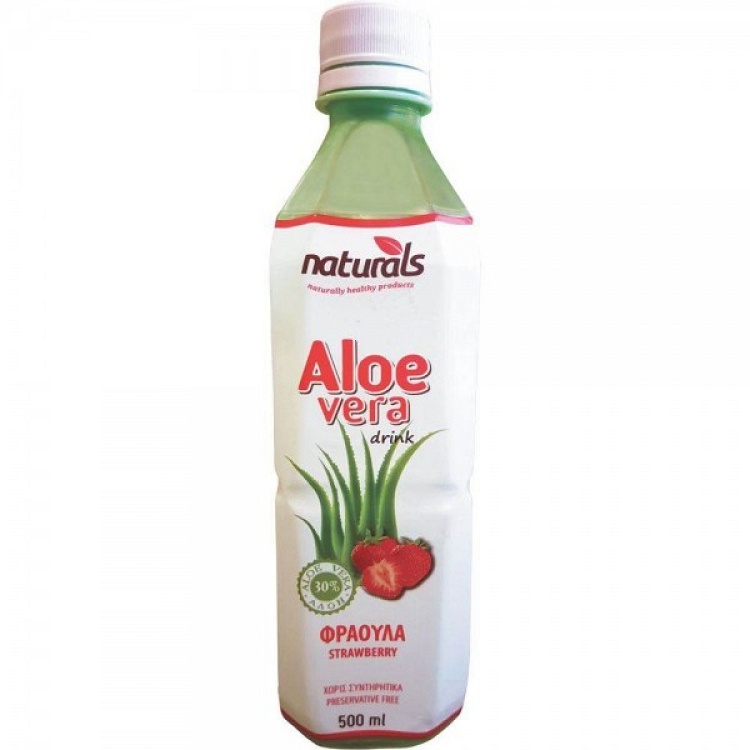 Aloe vera drink pomegranate flavor
