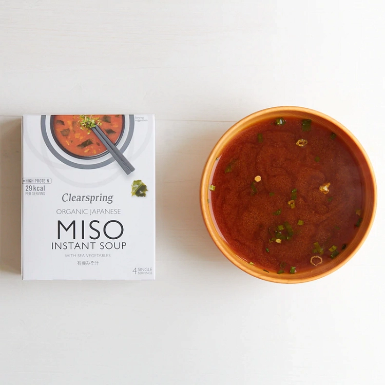 Στιγμιαία σούπα MISO με λαχανικά θαλάσσης