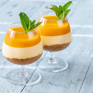 🥭 Mini Mango Cheesecake with (No-Bake)
