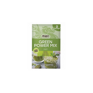 Βιολογικό Μείγμα Superfoods Green Power με Σπιρουλίνα, Χλωρέλλα, Κριθαρόχορτο και Σιταρόχορτο
