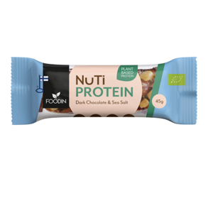 Organic Protein Bar with Nuts, Dark Chocolate & Sea Salt