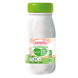 Organic Liquid Growing-Up Milk, Ready to Use (from 10 to 36 months)