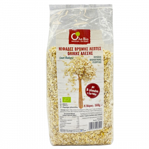 Wholegrain thin oat flakes