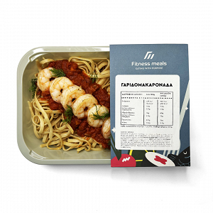 Shrimp Spaghetti with Whole Wheat Linguine