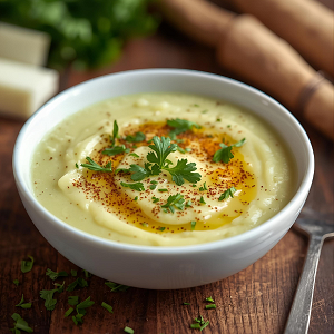 Celery Root Puree with Spices (Vegan)
