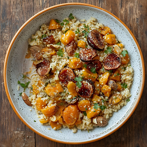 🥣 Organic Couscous with Dried Fruits & Aromatics