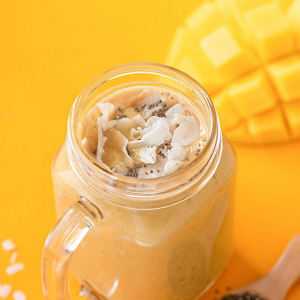 🥥 Frozen Smoothie Bowl with Organic Mango & Organic Coconut