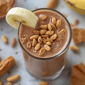 Peanut Butter & Jelly Protein Smoothie