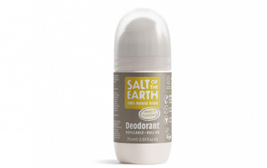 Certified Natural Refillable Roll-on Deodorant Amber and Sandalwood