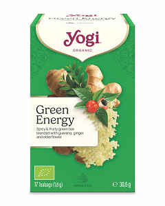 Green Tea with Guarana, Ginger and Elderflower
