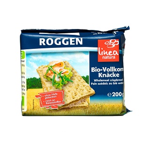 Wholegrain rye crackers