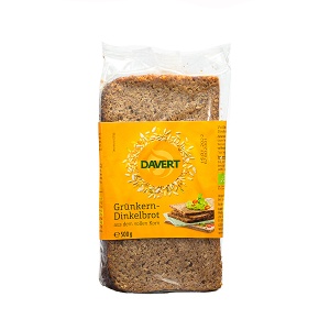 Bread from rye and wholegrain dinkel flour