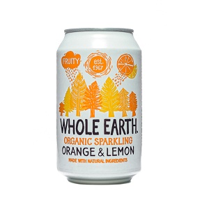 Carbonated orange and lemon flavored drink