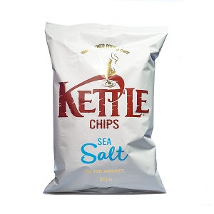 Gluten free potatoes chips with sea salt