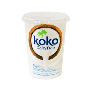 Plant based natural coconut yogurt