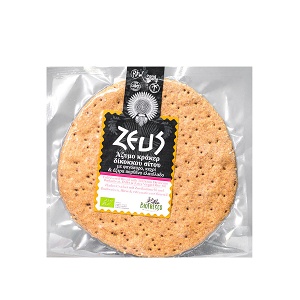 Unleavened emmer wheat cracker with buckwheat, millet and extra virgin olive oil