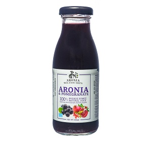 Aronia and pomegranate natural juice
