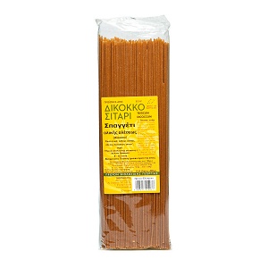 Spaghetti from wholegrain emmer wheat