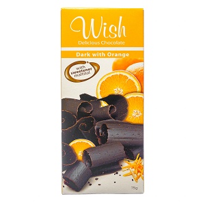 Orange dark chocolate