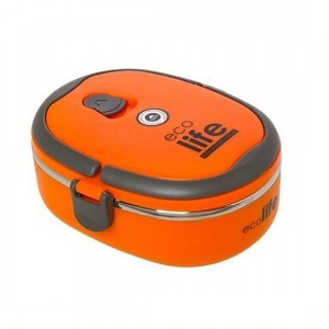 Lunch box stainless steel 800ml (orange)