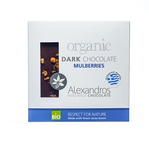Dark chocolate with mulberries