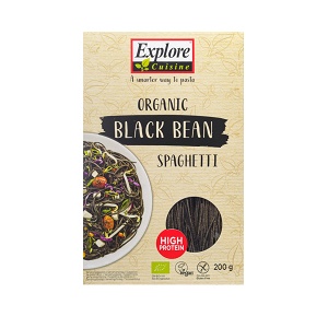 Black soya bean spaghetti