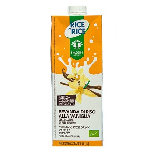 Plant based rice-vanilla drink