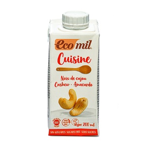 Cooking cream from cashews