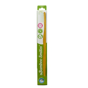 Toothbrush adults bamboo white