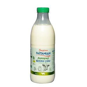 Cow's milk with 1.5% fat