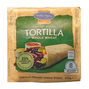 Tortilla from Wholegrain Wheat Flour